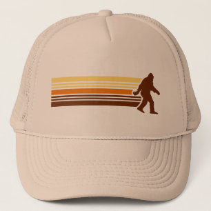 Boné Chapéu retro do camionista de Sasquatch