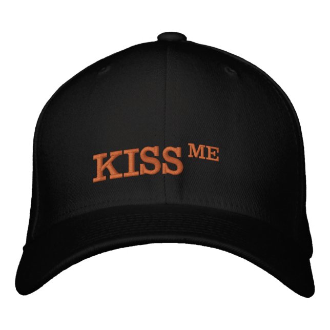 Boné Chapéu retrô KISS ME / Gorro de caminhoneiro para  (Frente)