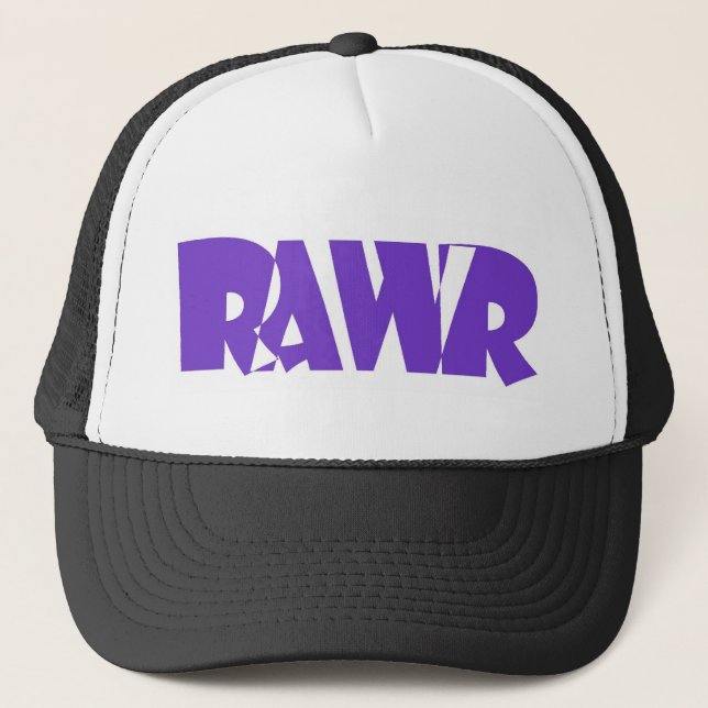 Boné Chapéu roxo de Rawr (Frente)