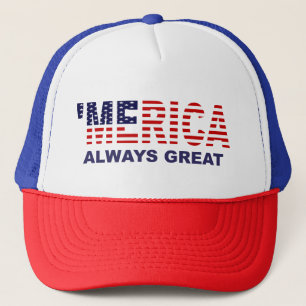 Boné 'Chapéu SEMPRE GRANDE do trunfo de MERICA anti