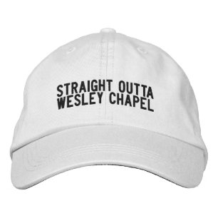 Boné Chapéu Straight Outta Wesley Chapel Florida