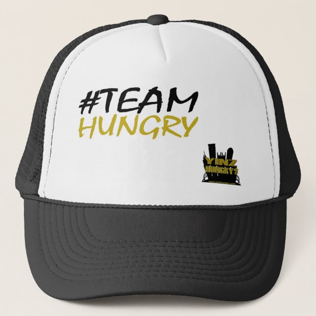 Boné Chapéu #TeamHungry do camionista (Frente)