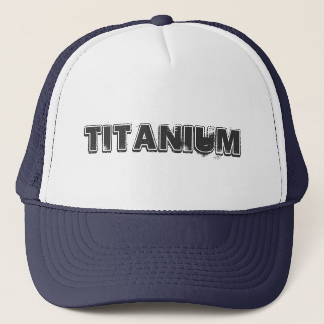 Boné Chapéu Titanium do camionista (Frente)