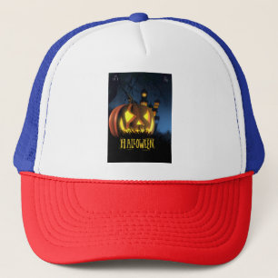 Boné Chapéu vermelho/branco/azul de Halloween