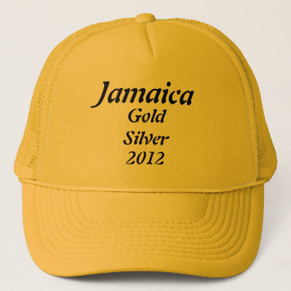 Boné Chapéus de caminhoneiro de ouro da Jamaica
