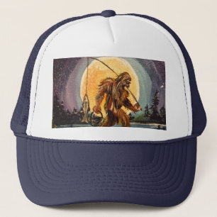 Boné Chapéus de camionista Bigfoot/Sasquatch