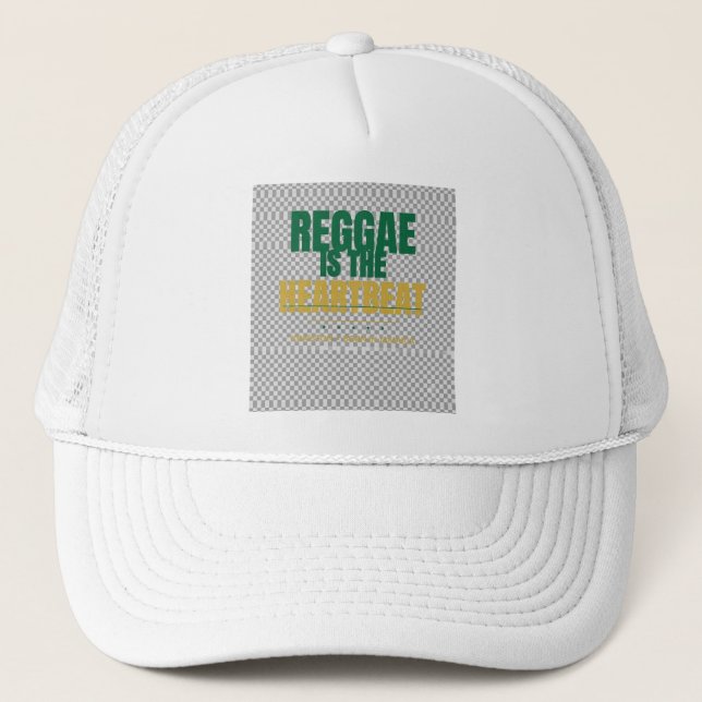 Boné Chapéus de Design Reggae Jamaicano  (Frente)