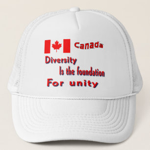 Boné chapéus de malha canadenses
