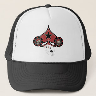 Boné Chapéus de Pokerchip do crânio