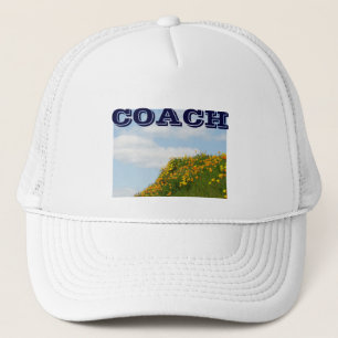 Boné Chapéus esportivos da COACH Baseball no céu azul