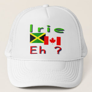 Boné chapéus jamaicano-canadenses do camionista