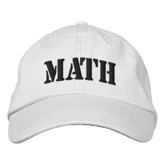 Boné Chapéus MATH Faça a América Pensar Brodé Perfil Ba