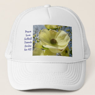 Boné Chapéus Paz Amor Softbol Amigos Sorrisos para Todo