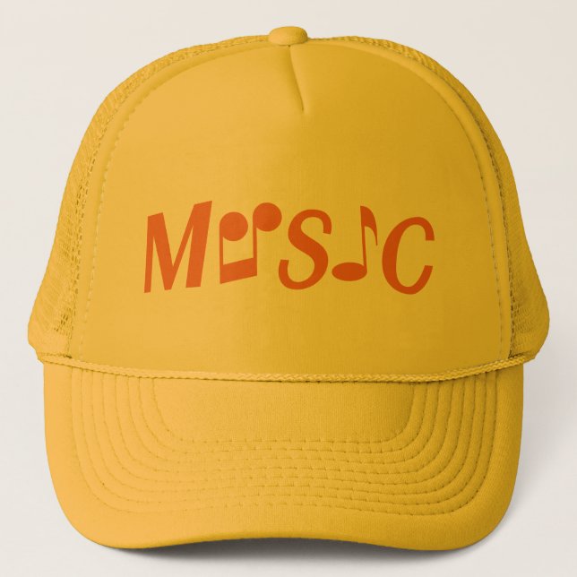 Boné Chapéus personalizados de MÚSICA (Frente)