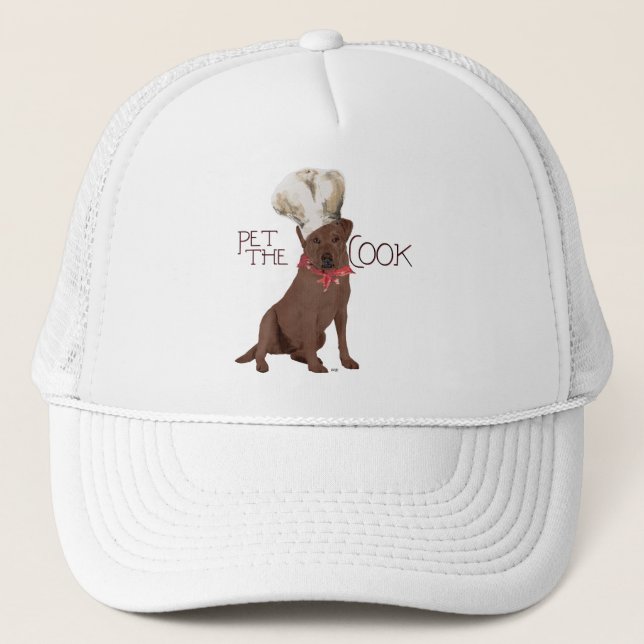 Boné Chef de Chocolate Labrador (Frente)