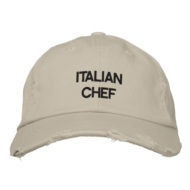 BONÉ "CHEF ITALIANO" HAT (Frente)