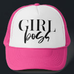 Boné Chefe de Garota Premium | Texto Preto Moderno Ultr<br><div class="desc">GIRL BOSS - moderna,  divertida,  moderna e poderosa ***Para artigos adicionais de artigos de artigos de artigos de artigos em zazzle,  de publicidade ou de merchandising que correspondam a este item,  entre em contato conosco através do contato do designer na nossa homepage zazzle.</div>