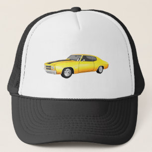 Boné Chevelle 1970 SS: Revestimento amarelo: