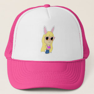 Boné chibi garota coelho  