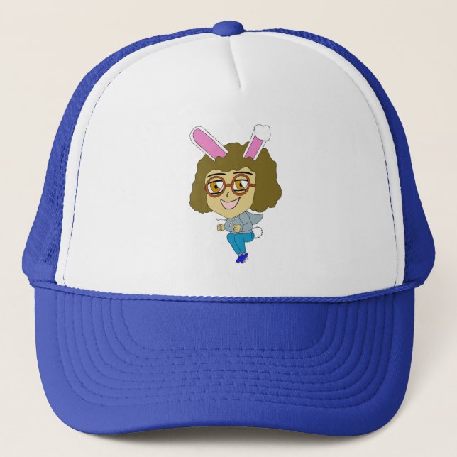 Boné chibi garotinha coelho (Frente)