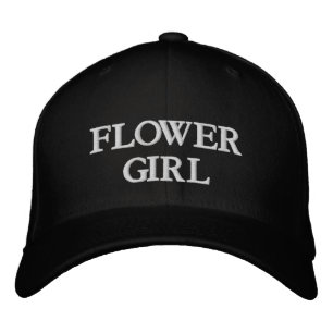 Boné Chic Flower Girl black and white Team Brid