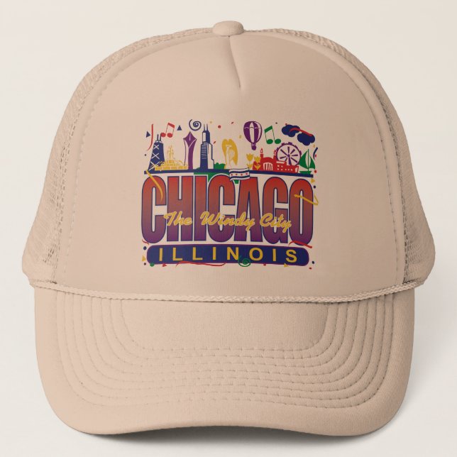 Boné Chicago Confetti (Frente)