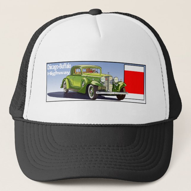 Boné Chicago - Trilha Automática Nacional da Estrada de (Frente)