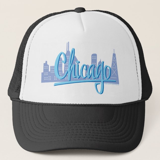 Boné Chicago Windy City Skyline (Frente)