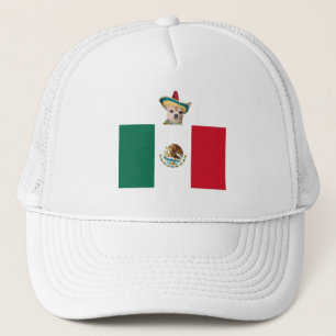 BONÉ CHIHUAHUA COM BANDEIRA