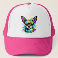Chihuahua Cyberpunk estilo Art Dog Lover