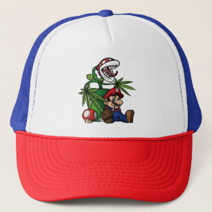 Boné Chillin' with Mario & Piranha Plant - Retro Gaming
