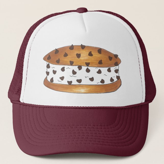 Boné Chipwich Chocolate Chip Sorvete Sandwich Hat (Frente)
