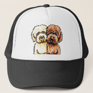 Boné Chocolate de creme Labradoodles