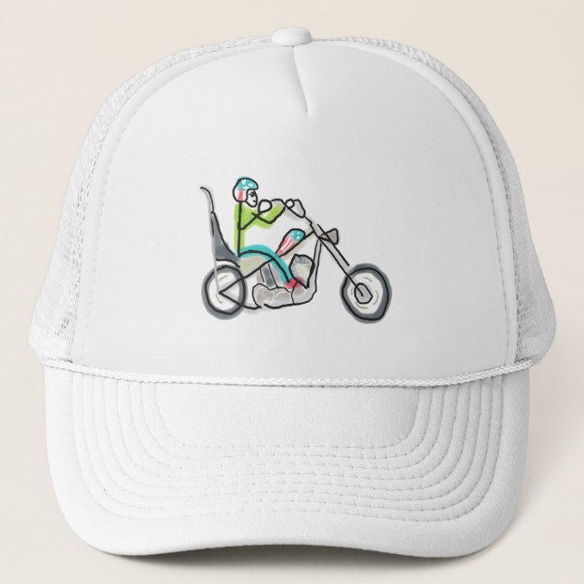 Boné Chopper Motorcycle Stickman (Frente)
