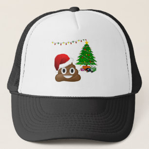 Boné christmas poo emoji