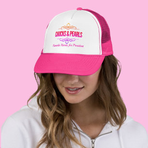 Boné Chucks & Pearls Vote Kamala