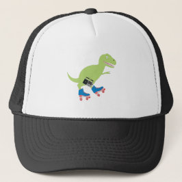 Boné Cilindro do Dinossauro, Rastreando, segurando rádi