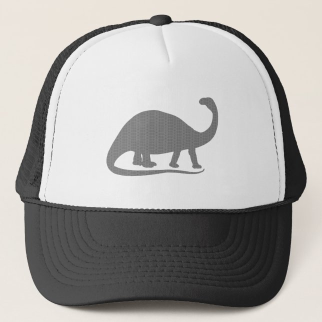Boné Cinza Brontosaurus (Frente)