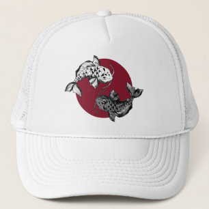 Boné Círculo de Carpa Koi Japonês