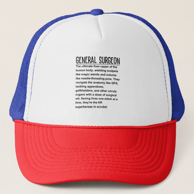 Boné Cirurgião geral (Frente)