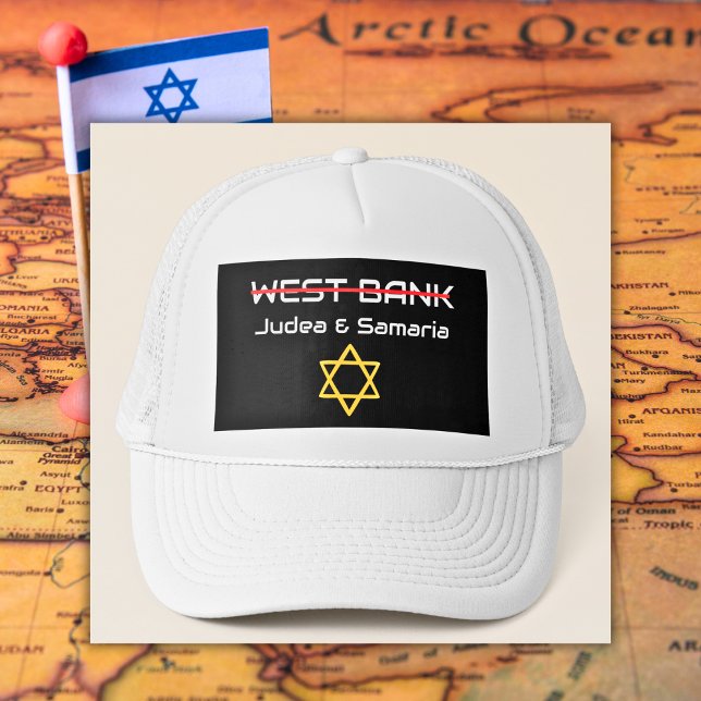 Boné Cisjordânia, Judea Samaria Israel (Not West Bank, Judea Samaria Israel Trucker Hat)