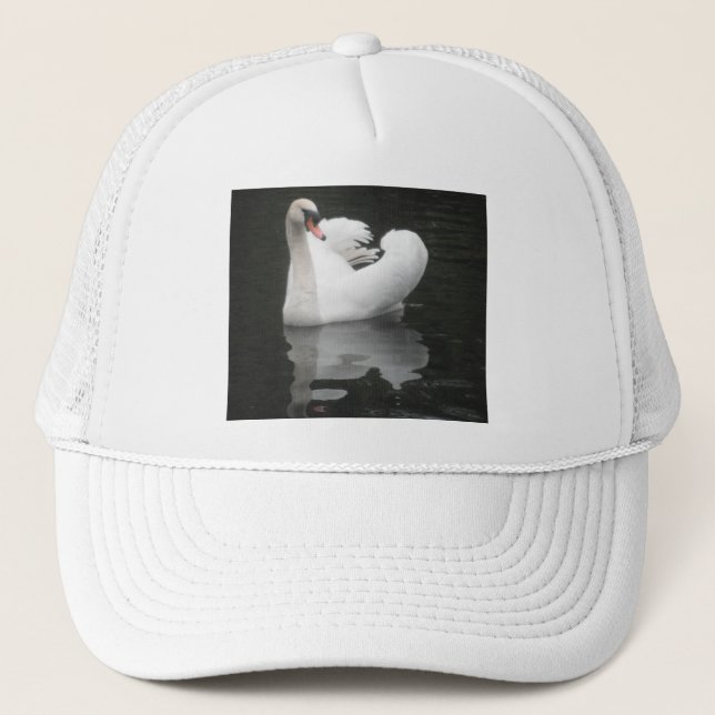Boné Cisne de chapéu nadando (Frente)
