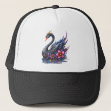 Cisne Lua Coroada – Guardião do Lago Silencioso.