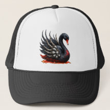 Cisne Negro de Ossos – Elegância Gótica