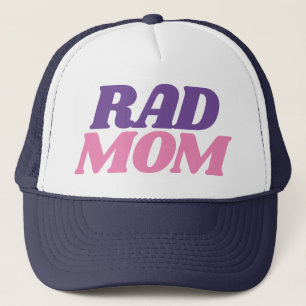 Boné Citação da Rad Mãe para Mães Simple Baseball Truck