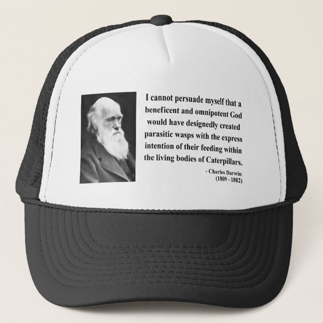 Boné Citações 2b de Charles Darwin (Frente)