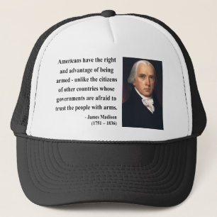 Boné Citações 4b de James Madison