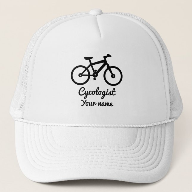 Boné Citações personalizadas do Cycologista do Ciclo Lo (Frente)