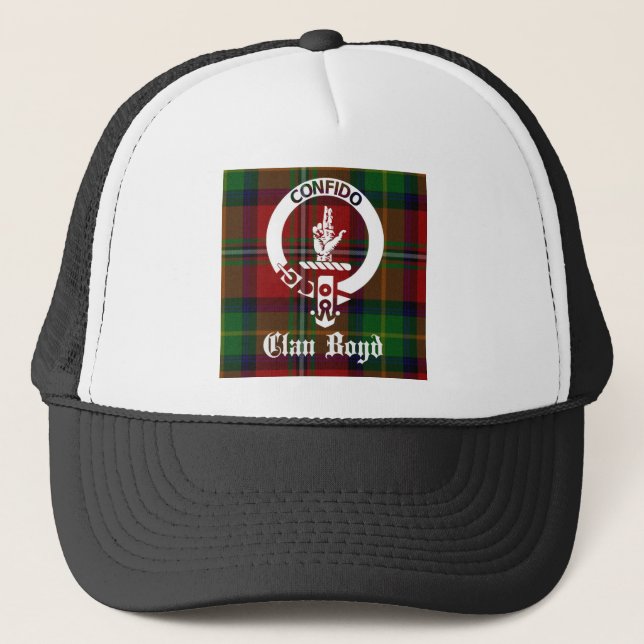 Boné Clan Boyd Crest Tartan (Frente)