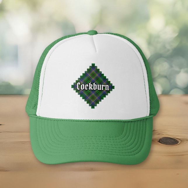 Boné Clan Cockburn Tartan (Criador carregado)